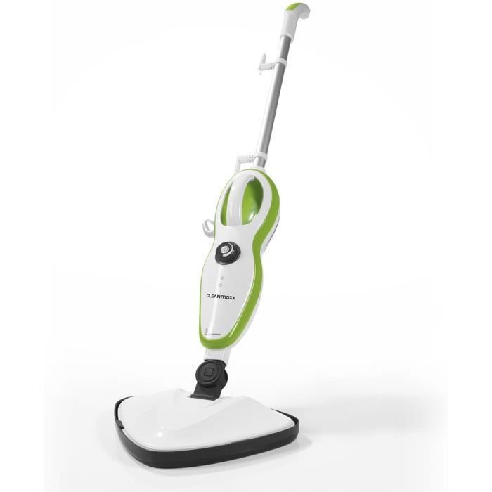 CLEANmaxx Balai à Vapeur pour Les sols, Les fenêtres et Les Textiles - Nettoyage Complet à la Vapeur sans Produits Chimiques, prêt à
