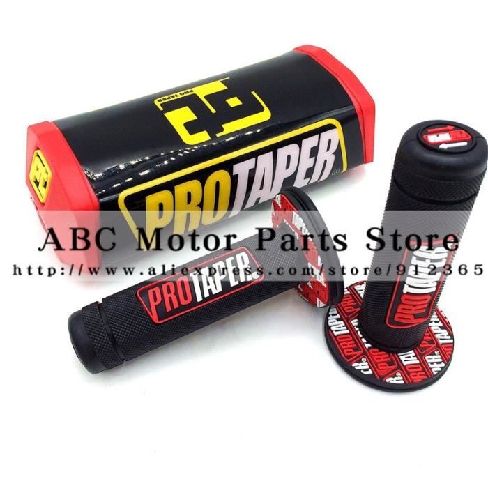 Pièces Auto,Poignée de guidon 1 1-8 - , poignées d'accélérateur, Dirt Bike, Mini Motocross, tampon de barre de poignée - Type red