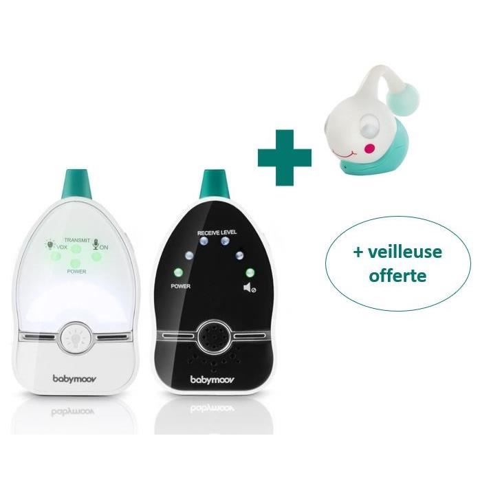 BABYMOOV Babyphone Audio Easy Care + Veilleuse offerte