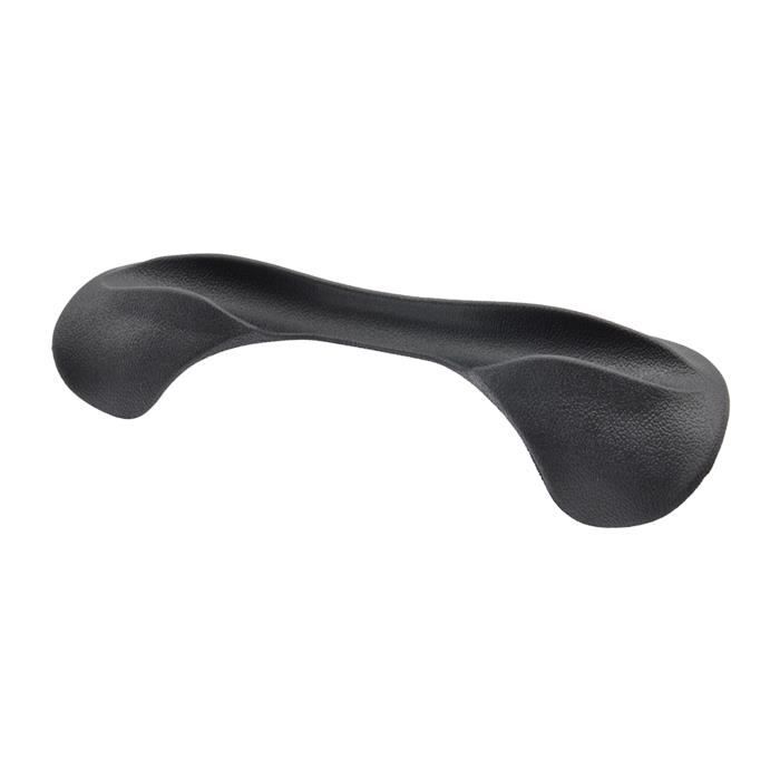 Coussin de squat d'haltères pour la protection du cou et des épaules, idéal pour les fentes, les poussées de hanche et Le noir