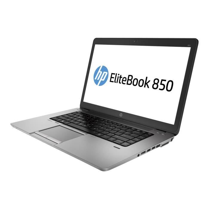 HP EliteBook 850 G1 Core i7 4600U - 2.1 GHz Win 7 Pro 64 bits (comprend Licence Win 8 Pro) 4 Go RAM 500 Go HDD 15.6