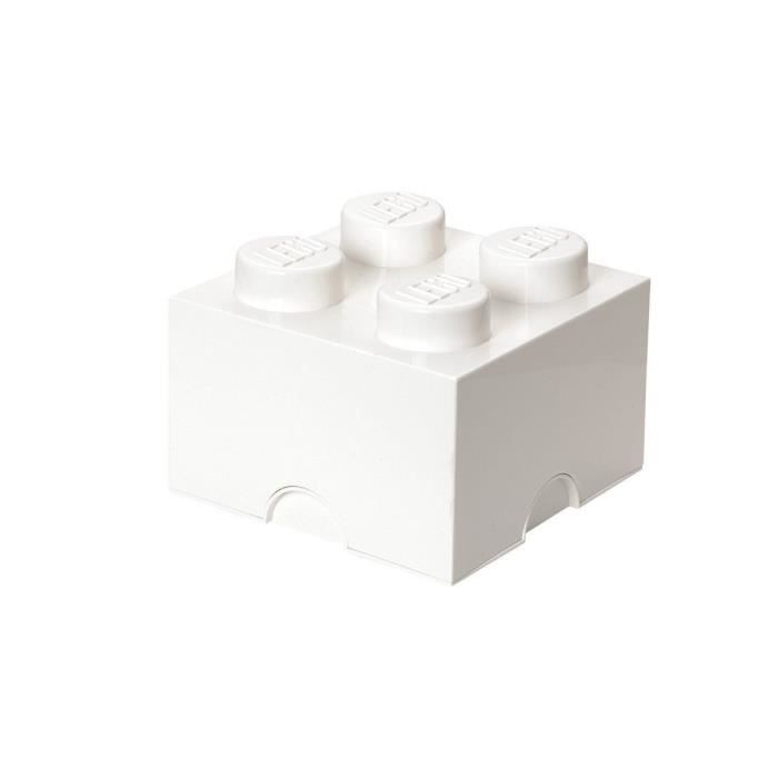 LEGO Brique de rangement - 40031735 - Empilable - Blanc