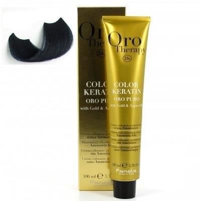 color keratin oro puro n°1.10 bleu noir 100 ml