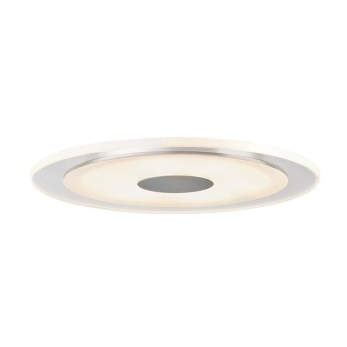 Paulmann 92535 kit d'encastrés Premium Line Whirl 6W LED Alu, Satin, kit de 1