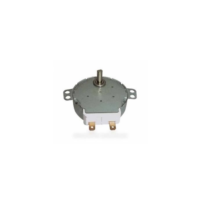 Moteur entrainement plateau micro ondes pour micro ondes SAUTER 76X5609 - 2.5 W 4.2-5 RPM AXE DE 15 - BVMPièces