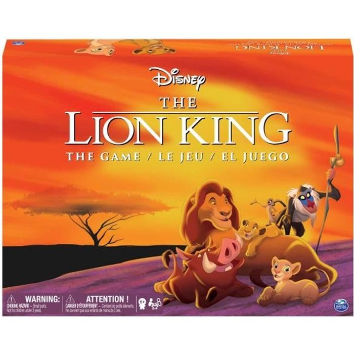 LE ROI LION - Jeu de plateau - édition rétro