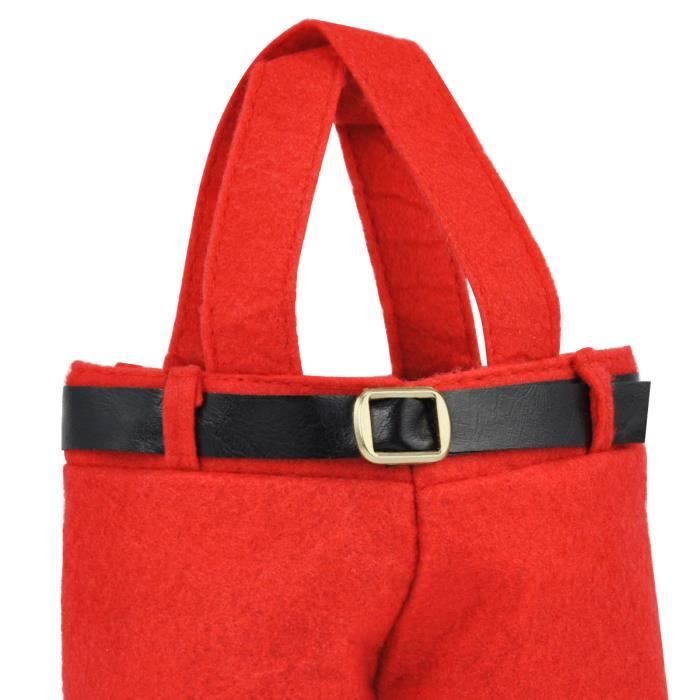 Jolie Boîte à Cadeaux Style Pantalon de Père Noël Saint-Nicolas