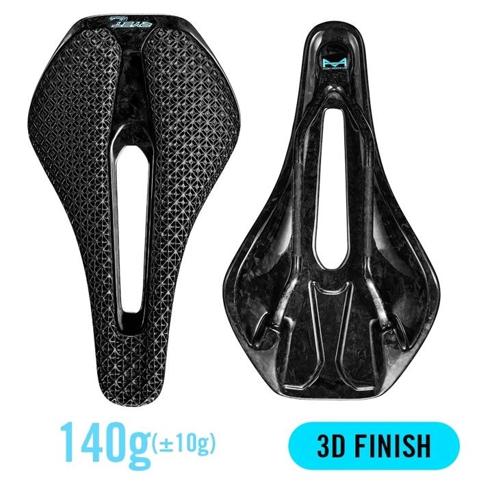Selle de vélo ultralégère imprimée en 3D, en fibre de carbone, amissié, confortable, respirant, VTT, gravier, route, cyclisme, siège, coussin, pièces  18