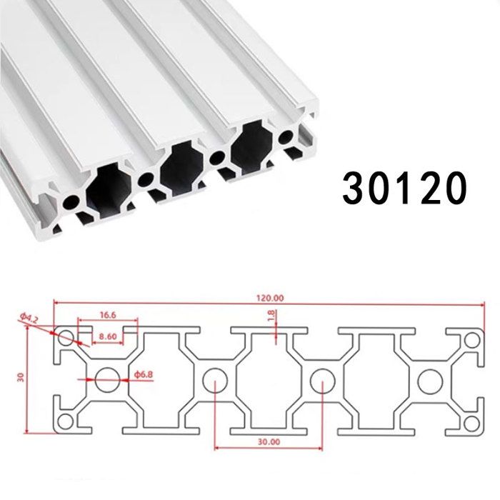 Construction Machine DIY 4 Profilés Aluminium 2020 Noir 150mm - Type T Pour Imprimante 3D Et CNC | Coavoo Aluminium Anodisé Noir