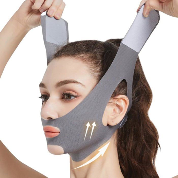 SINLAND Serviettes Esthéticienne Microfibre Visage - Design Fendu Pour Masque - Serviettes Spa Massage Vapeur