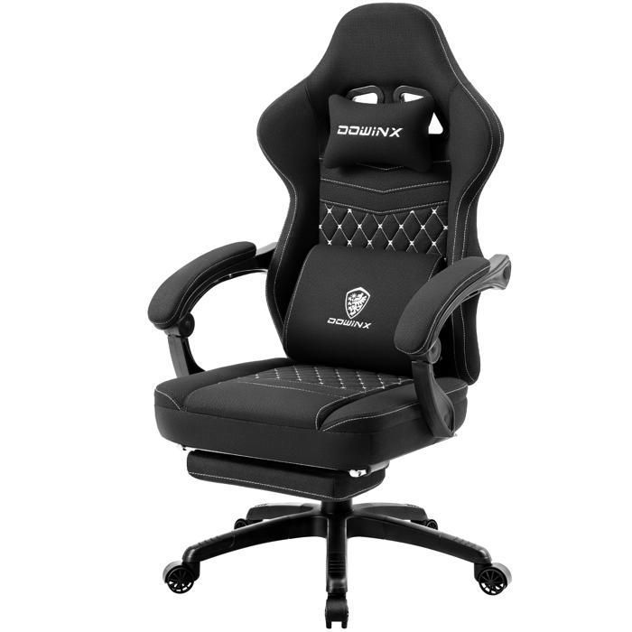 IWMH Chaise Gaming - Chaise Bureau, Fauteuil Gamer Ergonomique avec