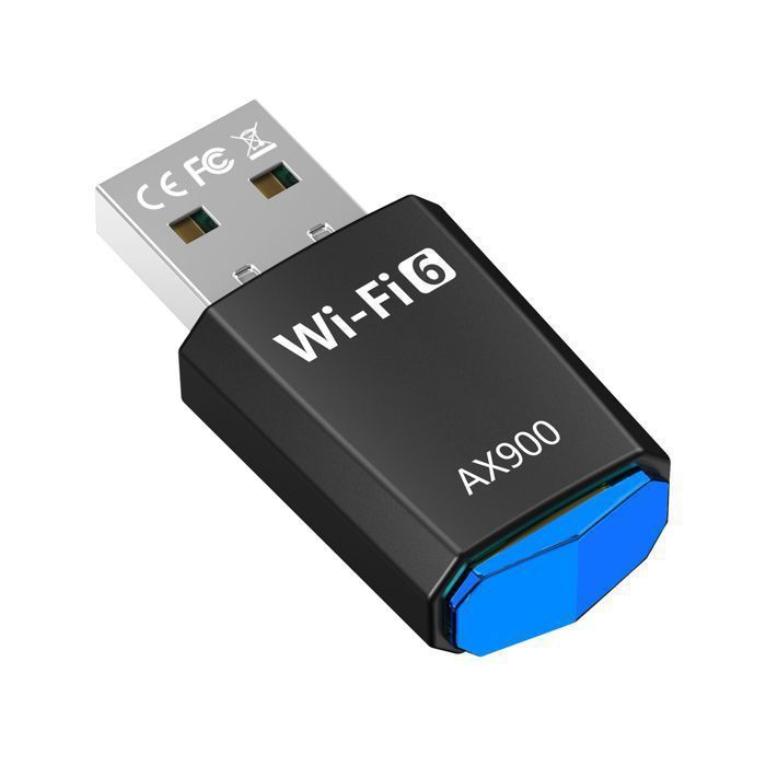 MU-MIMO Connexion Rapide Clé WiFi 6 AX900 Mbps Pour PC | Double Bande 2.4GHz /5GHz, Plug & Play, Compatible Windows 11/10/8 Dongle Wifi MU-MIMO Connexion Rapide Clé WiFi 6 AX900 Mbps Pour PC | Double Bande 2.4GHz /5GHz, Plug & Play, Compatible Windows 11/10/8 Dongle Wifi