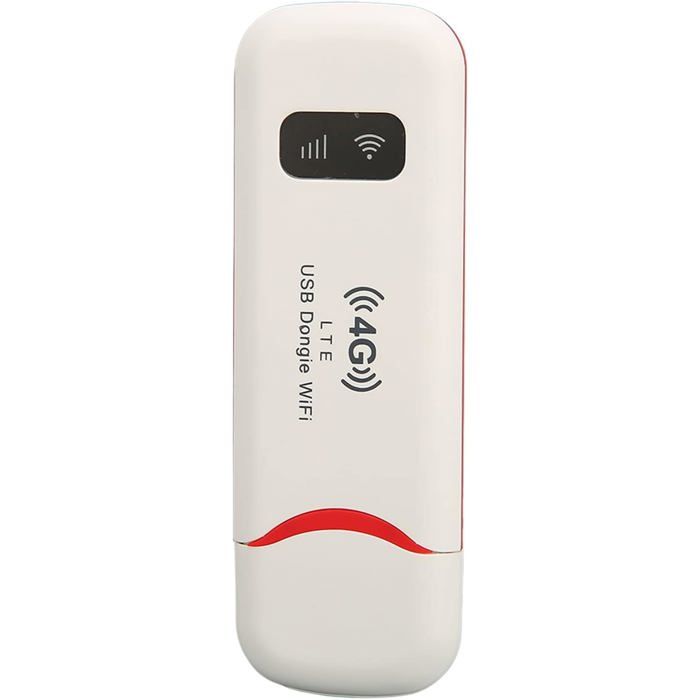 Modem USB 4G LTEDongle Wi-FI Mobile USB 150MbpsRouteur Wi-FI Intelligent Point Daccès Réseau MobileBesoin dune Carte SIM