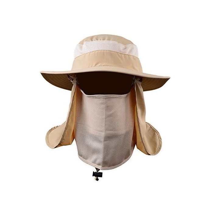 Ecent Chapeau de Soleil avec Large Bord Chapeau Anti-UV Protection 360°pour Femmes Hommes pour Pêche Randonnée etc-keeper