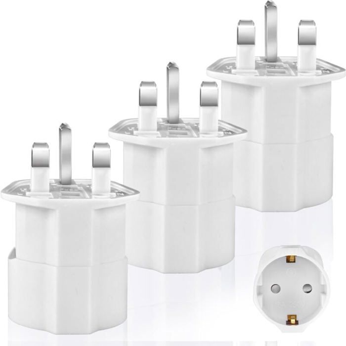 Adaptateur Prise Universel Vers France – Voyage UK/USA/Australie/Chine/Italie/Suisse – 1 Prise Multi-Standards Pour Appareils Étrangers