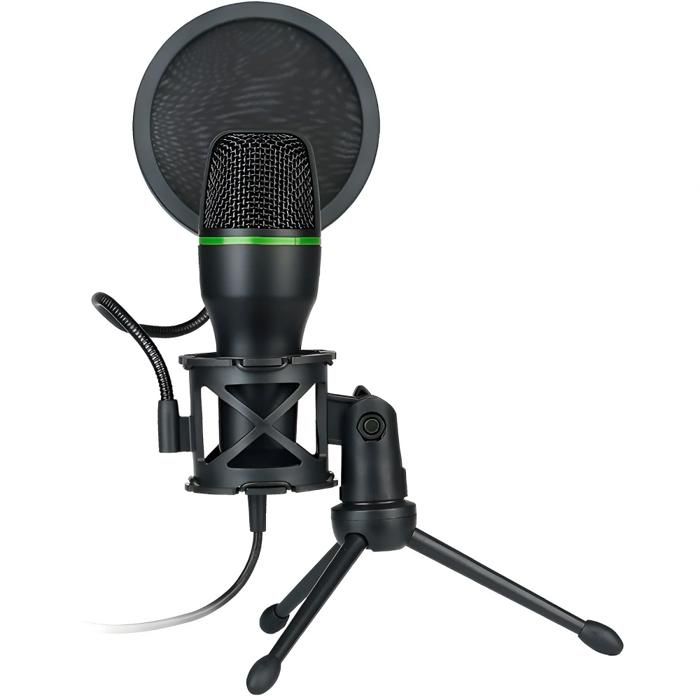 Microphone USB Portable Haute Sensibilité - Plug And Play Pour Ordinateur Et Ordinateur Portable