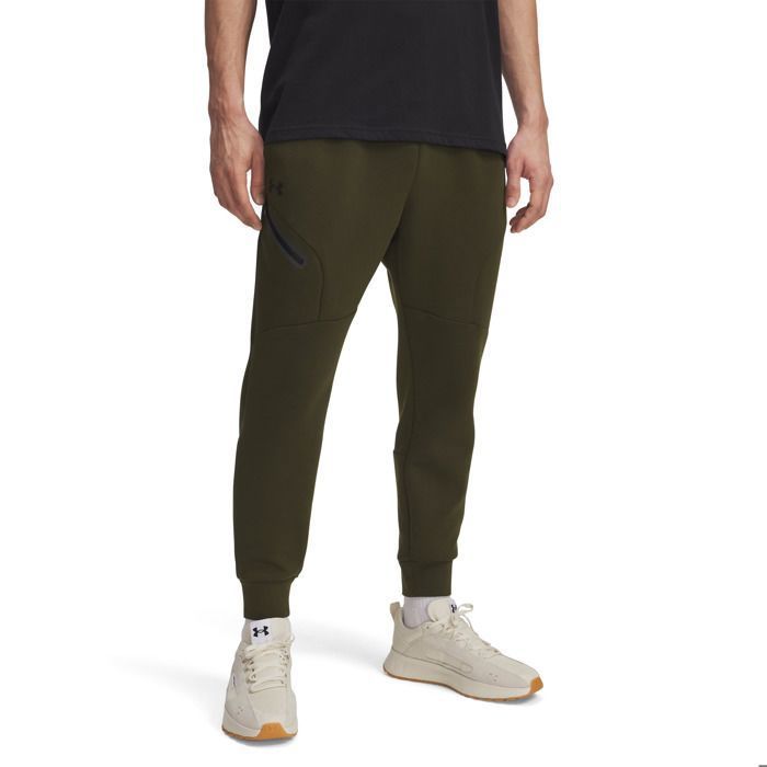 Pantalon de survêtement - UNDER ARMOUR - Unstoppable Fleece - double maille extensible - évacue la transpiration - taille élastique Pantalon de survêtement - UNDER ARMOUR - Unstoppable Fleece - double maille extensible - évacue la transpiration - taille élastique
