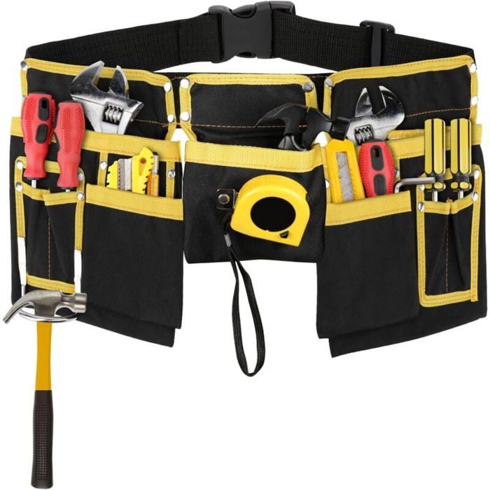 Tyenaza Ceinture De Poids De Plongée En Tissu Oxford à 4 Poches Réglable Robuste - Idéale Pour Plongée, Apnée Et Snorkeling (Noir)