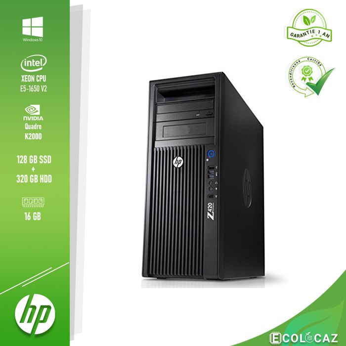 Acheter Unité Centrale HP Z420 Intel Xeon E5-1650 128SSD 320GB HDD 16Go Reconditionné - 299,00 € Unité Centrale HP Z420 Intel Xeon E5-1650 128SSD 320GB HDD 16Go Reconditionné - Hewlett-Packard reconditionné disponible sur Cdiscount Seconde Vie
