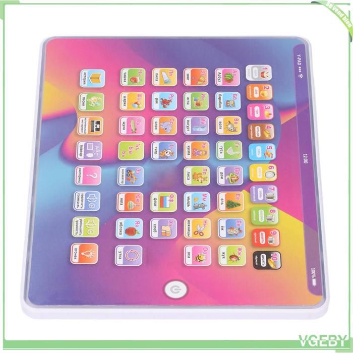 Livre Sonore Interactif Alphabet Russe – Apprentissage Vocal Pour Enfants Débutants Dès 3 Ans