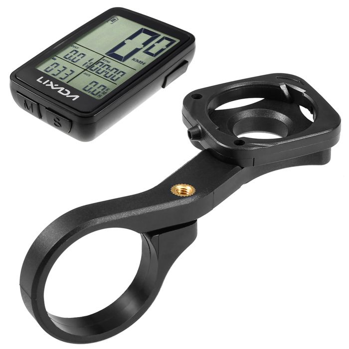 Fesjoy – Compteur De Vélo Sans Fil Rechargeable USB – 7 Fonctions (Vitesse, Distance, Temps), Écran Rétroéclairé, Batterie Lithium 120mAh