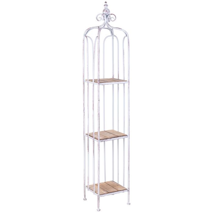 Étagère de présentation gris 21x22x125 Étagère de présentation gris 21x22x125