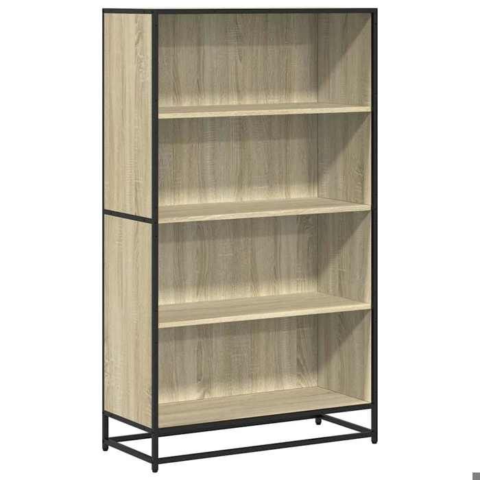 Bibliothèque moderne - vidaXL - bois dingénierie - chêne sonoma - 4 compartiments - 805x35x139 cm - grand espace hge40x2028694
