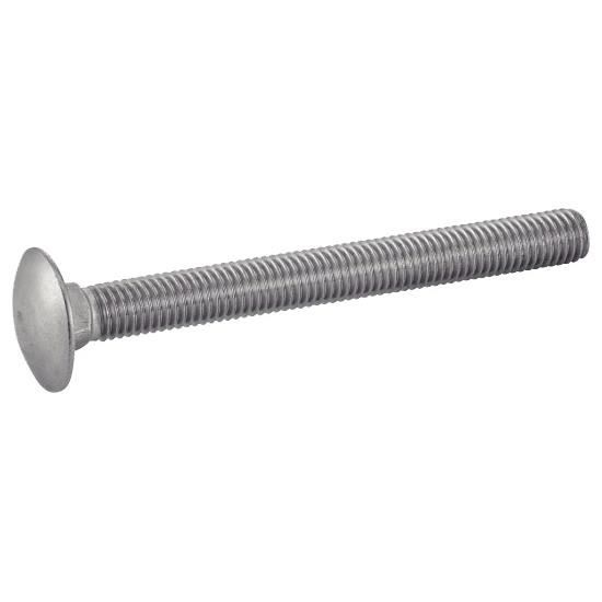 VIS À MÉTAUX TÊTE RONDE COLLET CARRÉ M8-1.25 X 40 mm DIN 603