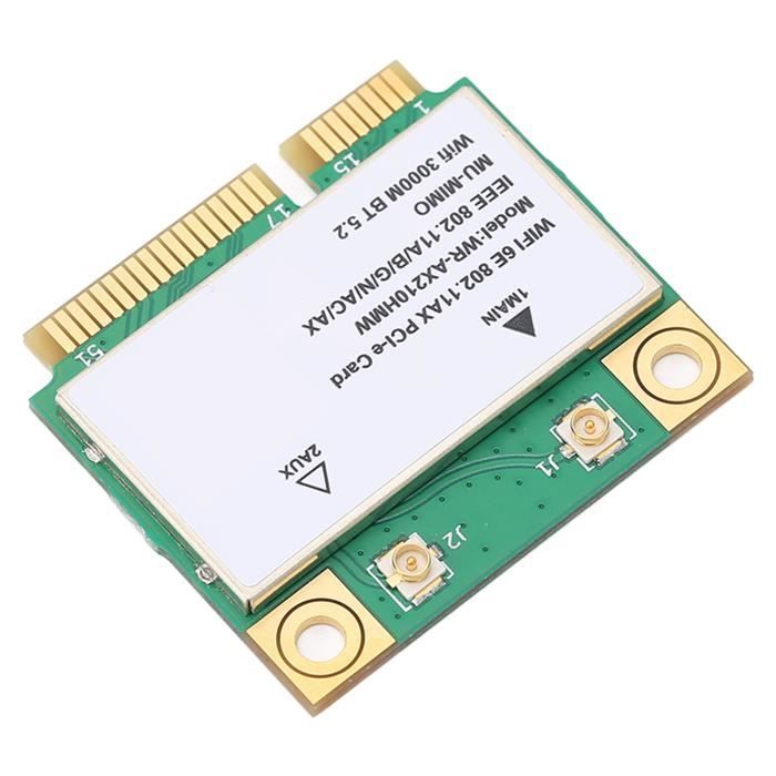 Carte Réseau Sans Fil Mini Pcie, Carte Wifi 6E 5G Triple Bande Gigabit