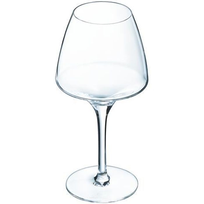 6 verres à vin blanc 32cl Open Up - Chef&Sommelier - Cristallin design  original 30% plus résistant