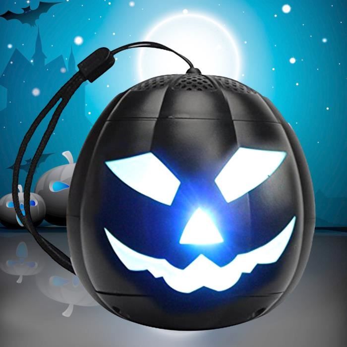 Halloween Haut Parleur Bluetooth Pumpkin Sans Fil Portable Haut