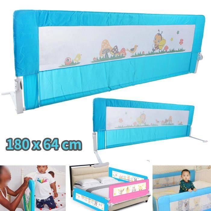 Pliant Barriere De Lit Enfants Bebes Protection Bord De Lit Pour Securite 180 X 64 Cm Cdiscount Puericulture Eveil Bebe