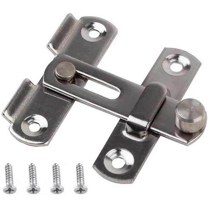 YMDZ 2 Pièces Serrure de Porte Targette de Portail Coulissant Loquet
