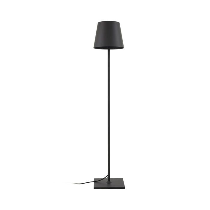 Lampadaire extérieur - Lucande - lampadaire de jardin - Aluminium - gris foncé
