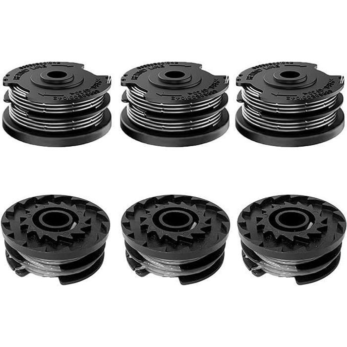 Bobine et fil de rechange 6 pièces pour Bosch Art 23 SL / 26 SL/2300, EasyGrassCut 18, 23, 26, 18-230/18-260, UniversalGrassCut 23-450/26-500 (OEM F016800569 F016800385 Bobine et fil de rechange 6 pièces pour Bosch Art 23 SL / 26 SL/2300, EasyGrassCut 18, 23, 26, 18-230/18-260, UniversalGrassCut 23-450/26-500 (OEM F016800569 F016800385