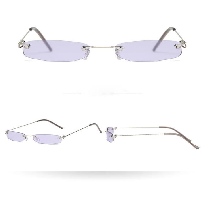 Femme Homme Vintage Transparent petit cadre Lunettes de soleil retro lunettes de mode BTZY6294 Achat Vente lunettes de soleil Mixte Cdiscount