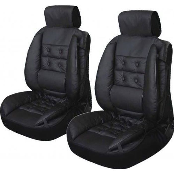 Housse De Siège Voiture Auto pour Mitsubishi Space Star Comfort Noir  éco-cuir set complet - Cdiscount Auto