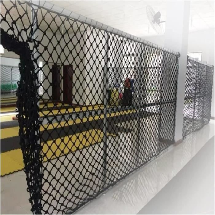 Durable Filet de protection de sécurité pour enfants Polyvalent Bannister  Guard Deck Fence Maille fine pour balcon, noir