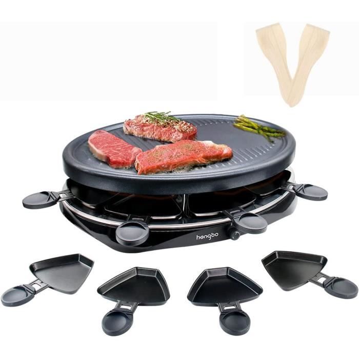 Mini Grill à Raclette Bestron Pour 2 Personnes - 2 Poêlons Antiadhésifs | 350W | Idéal Apéro Ou Dîner