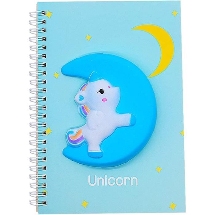 Flippy Sequin Journal Agenda écrit Papeterie Fournitures pour étudiants avec Sequin Licorne QearFun Unicorn Notebook A5 et ensemble de stylos pour enfants cadeau Alpaca 