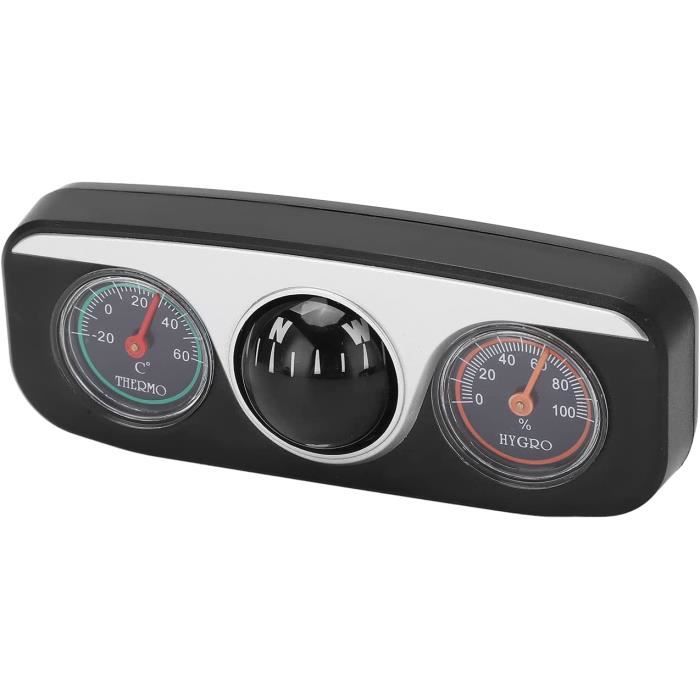 Boussole de voiture avec boule de guidage d'inclinomètre, navigation de haute précision, accessoires d'intérieur de voiture, décoration de voiture, 2 en 1  34