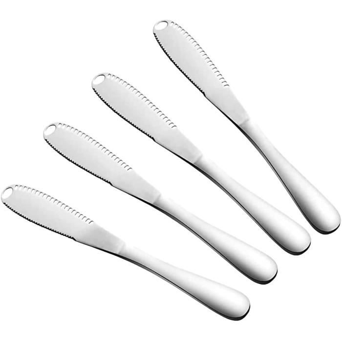 Lot De 4 Couteaux Multi-Usages ProDynamic F. DICK - Lame Crantée 12 Cm, Acier Inox X55CrMo14, Ergonomique
