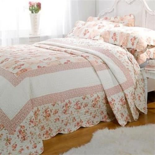 Couvre Lit Boutis Coton Rose Une Persone Le Moins Cher
