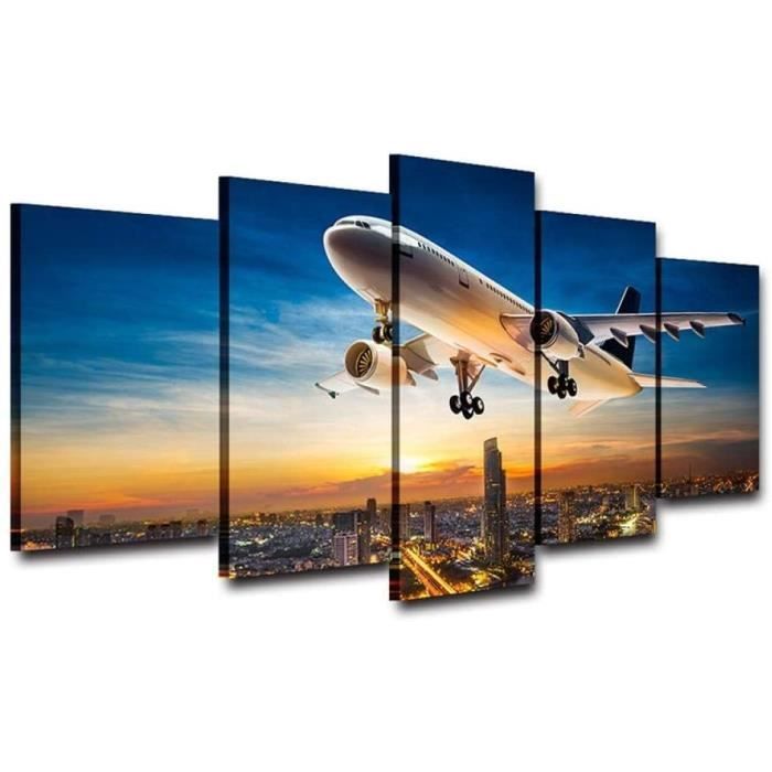 Tableau Sur Toile Tulup 100x50cm - Coucher De Soleil Sur Plage Paysage Moderne