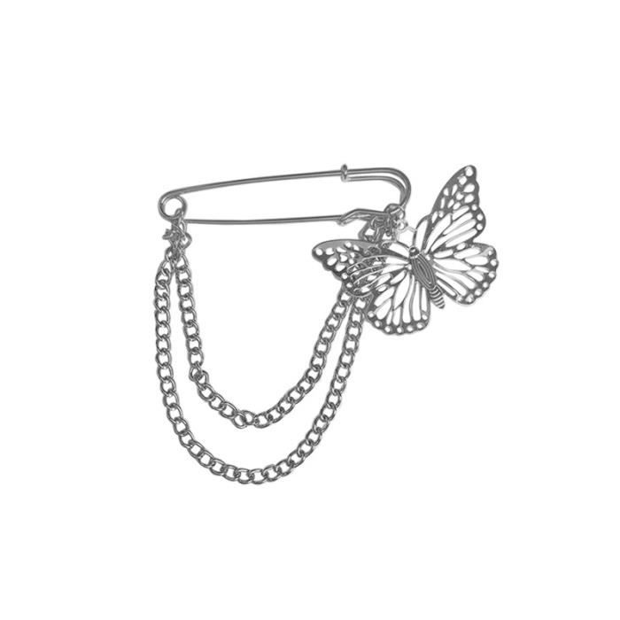 Broche Femme Vetement Broche Trombone Papillon en M tal Goupille