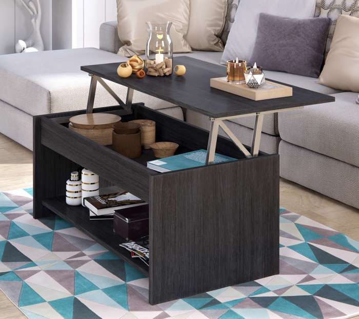 Marque Amazon Movian Table Basse Avec Plateau Relevable Et