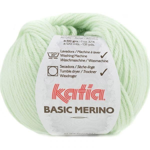 Pelotes De Laine Katia Basic Merino – Couleur Beige N°45, Idéal Pour Tricot