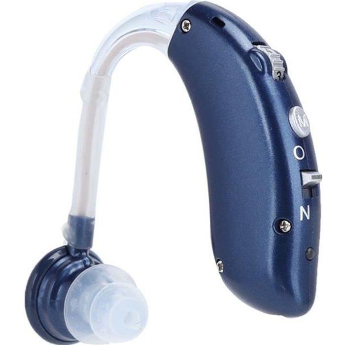EBTOOLS Aide auditive rechargeable D‑6000 Aide Auditive Numérique Rechargeable Amplificateur de Son Suspendu à Oreille pour