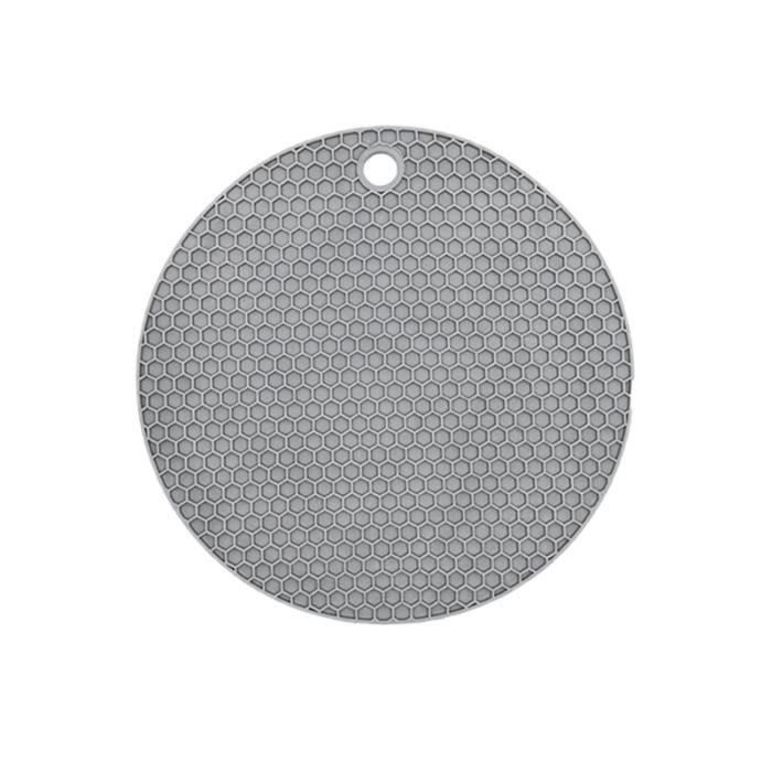Dessous De Plat En Silicone Résistant à La Chaleur - Antidérapant, Lavable Au Lave-vaisselle, 22 Cm (rouge)