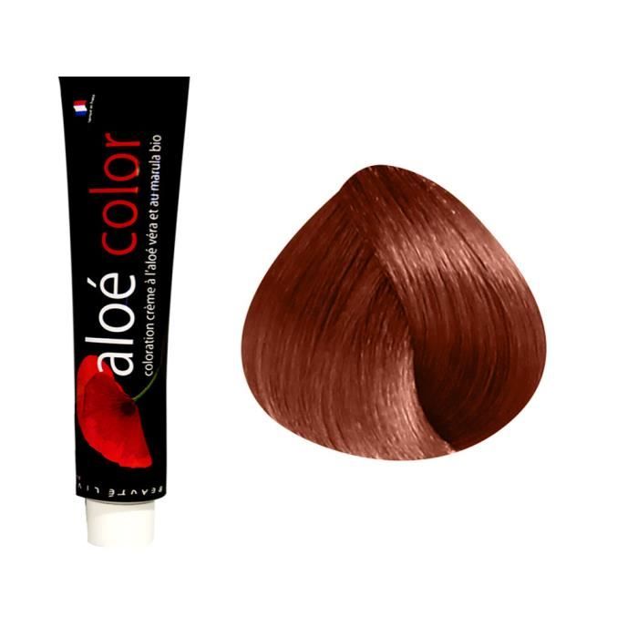 Beautélive Coloration crème à l'aloé véra et au marula Rouges, 6.64 : Blond Foncé Rouge Cuivré Avec ammoniaque, 100ml